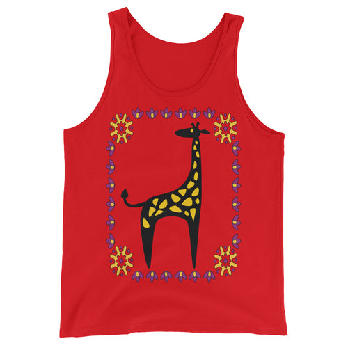 Unisex Tribal Giraffe Tank Top