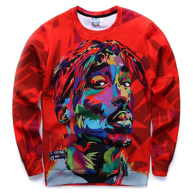 Mr.1991INC TUPAC 3d sweatshirt