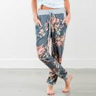 2018 Women's Floral Printed Sweat Pants