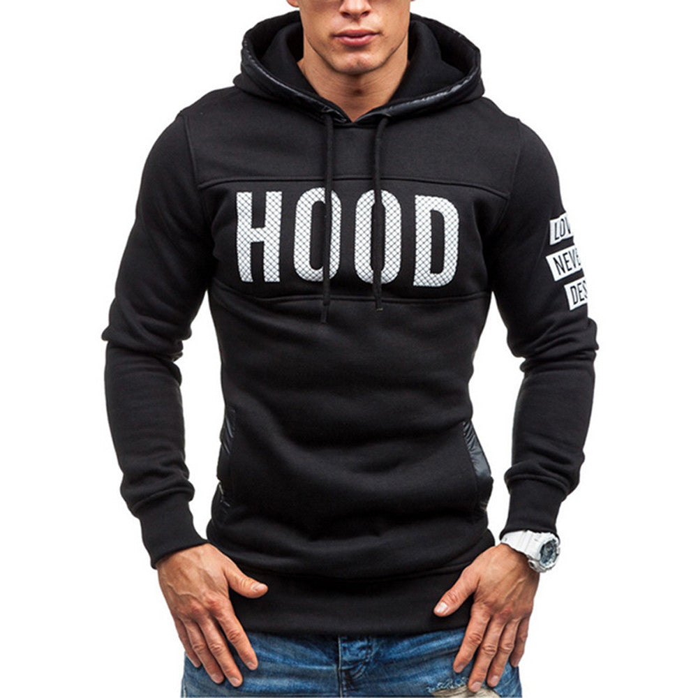 Mens Slim Fit Pullover Hoodie